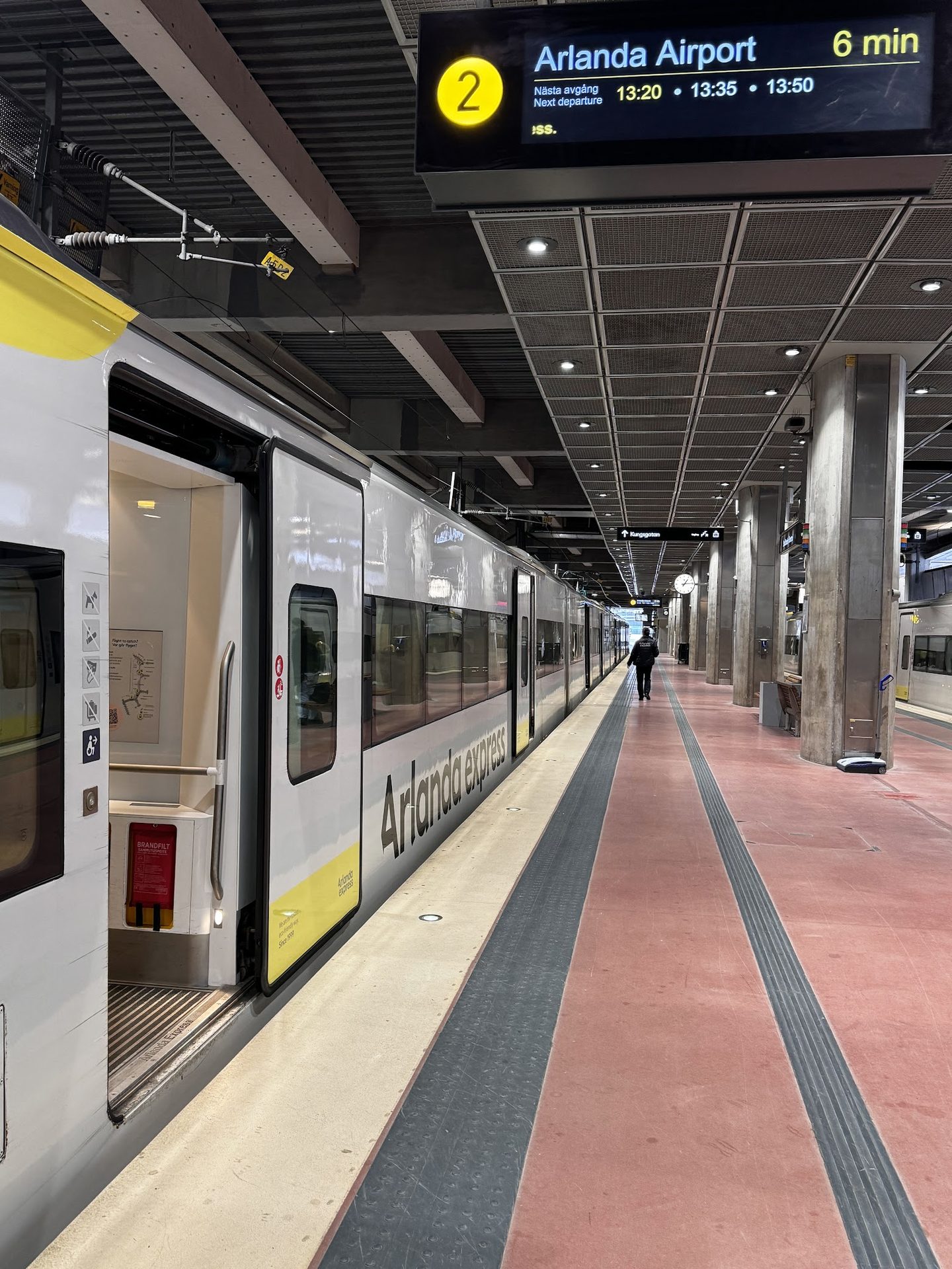Arlanda Express, the airport train between central Stockholm and Arlanda