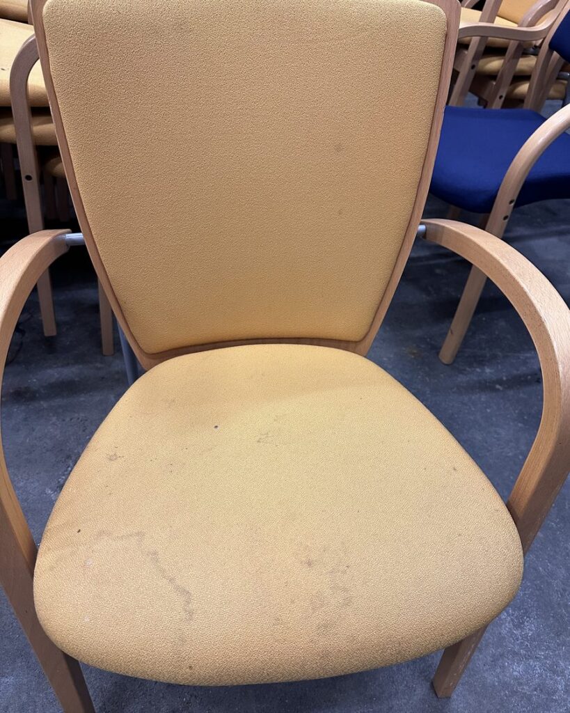Stains and wear on textiles — from real projects