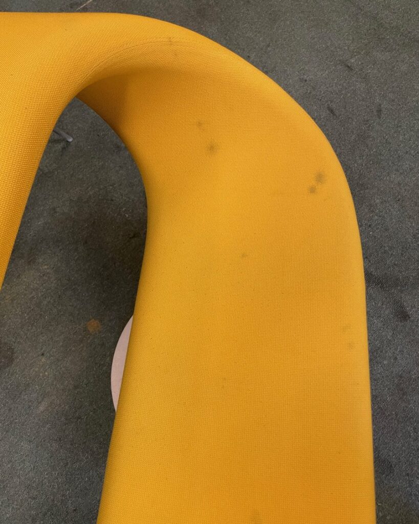 Stains and wear on textiles — from real projects