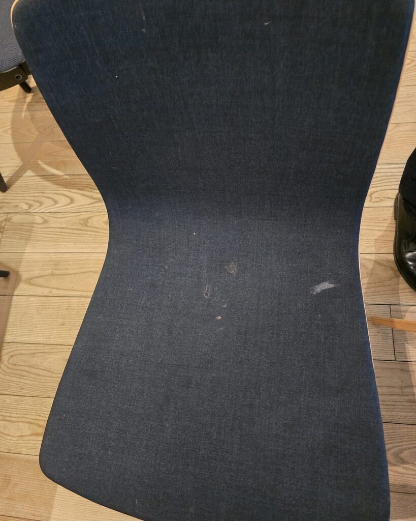 Stains and wear on textiles — from real projects