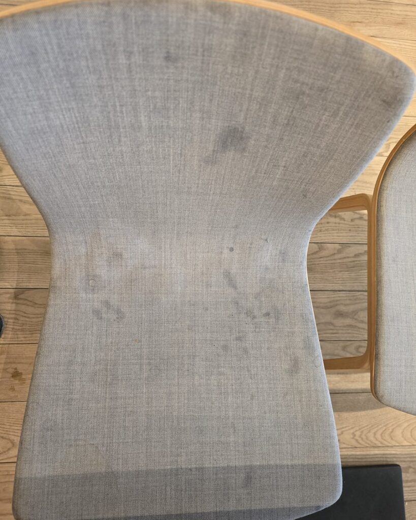 Stains and wear on textiles — from real projects