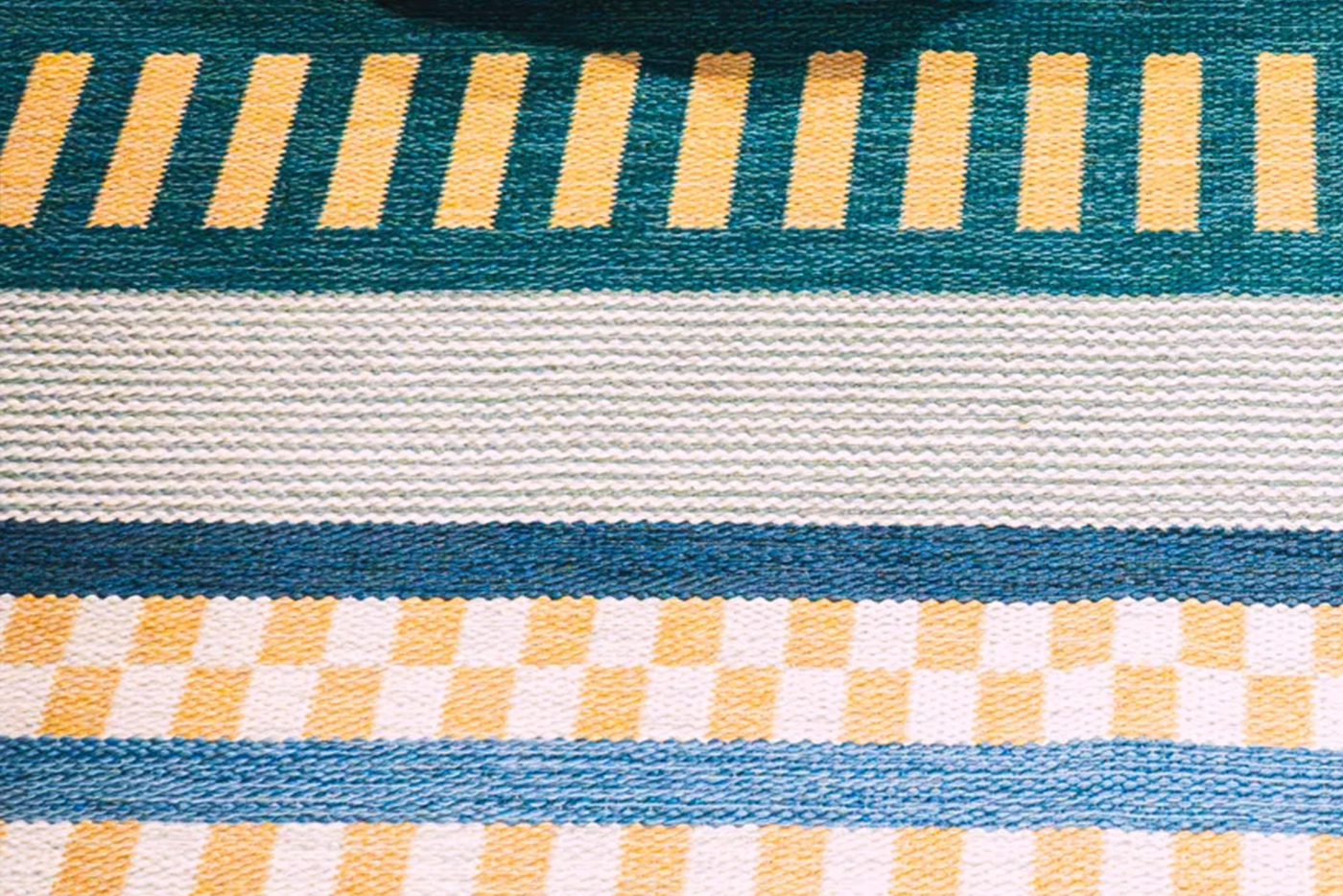 After treatment – clean beige carpet in a lobby